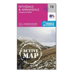 Landranger Active 78 Nithsdale & Annandale, Sanquhar & Moffat Map With Digital Version -Outdoor Products Sale go 031290 z