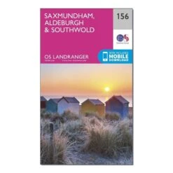 Landranger 156 Saxmundham, Aldeburgh & Southwold Map With Digital Version