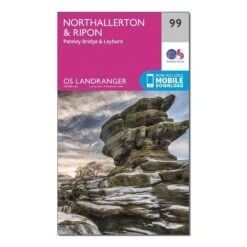 Landranger 99 Northallerton & Ripon, Pateley Bridge & Leyburn Map With Digital Version -Outdoor Products Sale go 031517 z