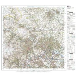 Landranger 104 Leeds & Bradford, Harrogate & Ilkley Map With Digital Version -Outdoor Products Sale go 031529 c
