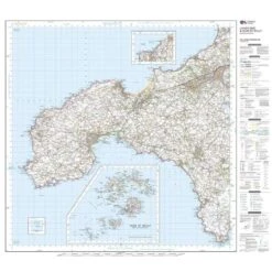 Landranger 203 Land's End & Isles Of Scilly, St Ives & Lizard Point Map With Digital Version -Outdoor Products Sale go 031756 c