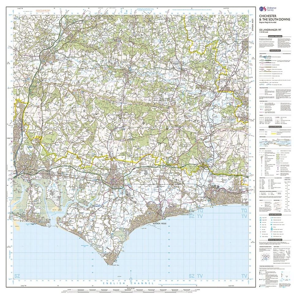 Landranger Active 197 Chichester & The South Downs Map With Digital Version 3 Landranger Active 197 Chichester & The South Downs Map With Digital Version - Image 3