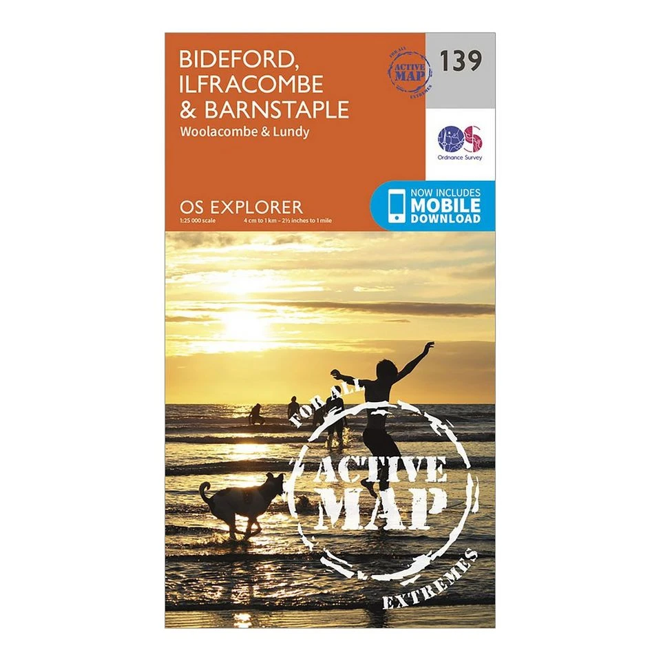 Explorer Active 139 Bideford, Ilfracombe & Barnstaple Map With Digital Version 1 Explorer Active 139 Bideford, Ilfracombe & Barnstaple Map With Digital Version