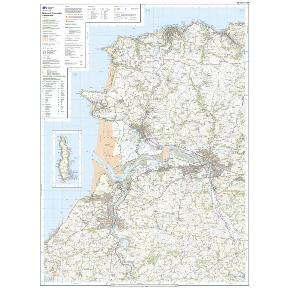 Explorer Active 139 Bideford, Ilfracombe & Barnstaple Map With Digital Version 3 Explorer Active 139 Bideford, Ilfracombe & Barnstaple Map With Digital Version - Image 3