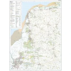 Explorer Active 250 Norfolk Coast West Map With Digital Version -Outdoor Products Sale go 071475 c