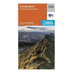 Explorer 350 Edinburgh Map With Digital Version -Outdoor Products Sale go 072770 z