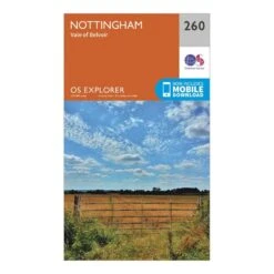 Explorer 260 Nottingham Map With Digital Version -Outdoor Products Sale go 077715 z