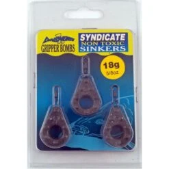 Dinsmores Gripper Bombs Non-Toxic Leads 5/8oz, 3 Pack