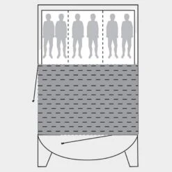 Outwell Palm Coast 600 Flat Woven Carpet -Outdoor Products Sale go 318172 c