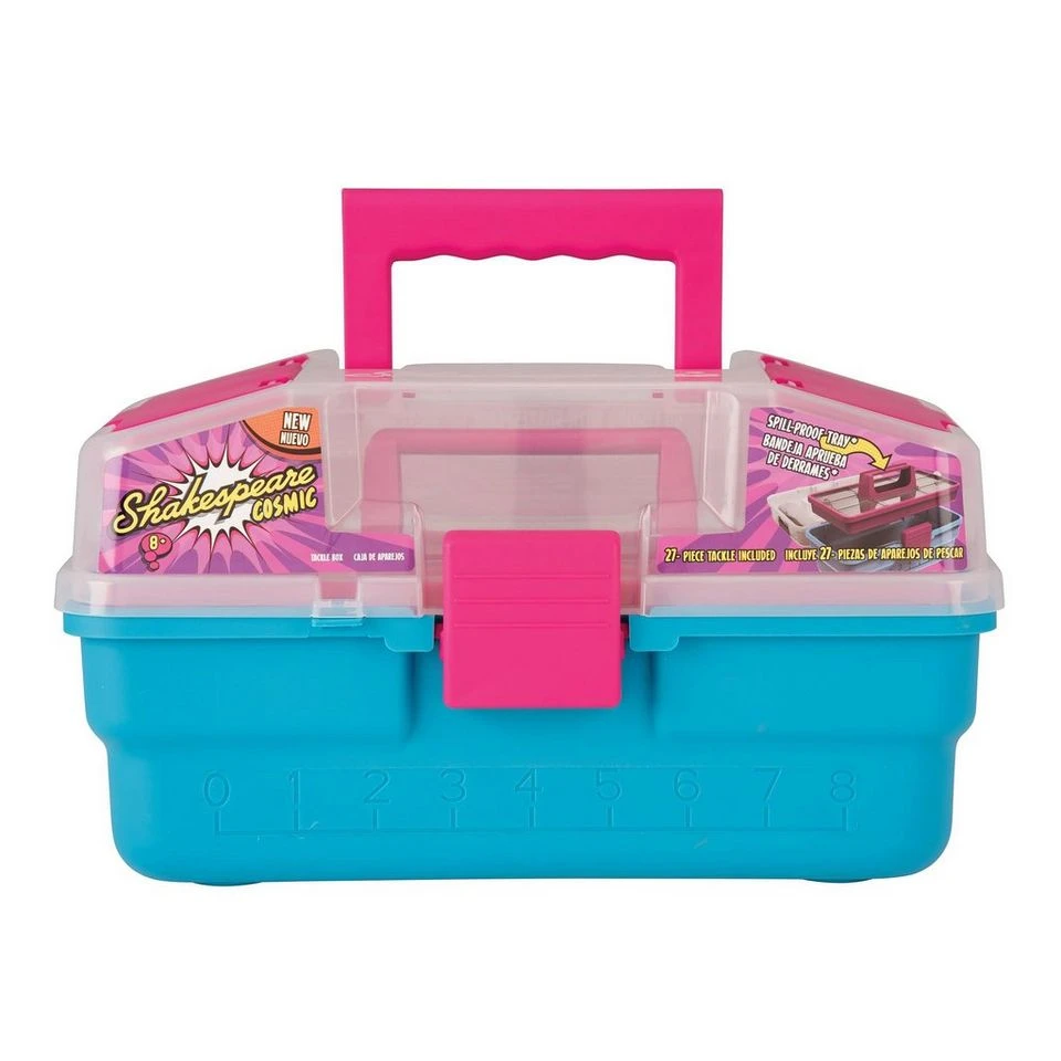 Shakespeare Cosmic Tackle Box Pink 2 Shakespeare Cosmic Tackle Box Pink - Image 2