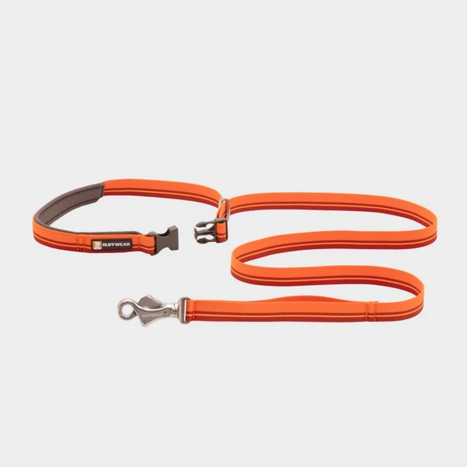 Ruffwear Flat Out Adjustable Dog Lead Orange 1 Ruffwear Flat Out Adjustable Dog Lead Orange