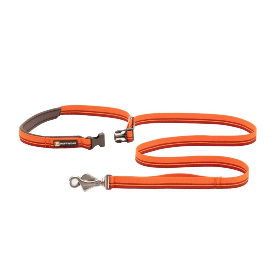 Ruffwear Flat Out Adjustable Dog Lead Orange 4 Ruffwear Flat Out Adjustable Dog Lead Orange - Image 4